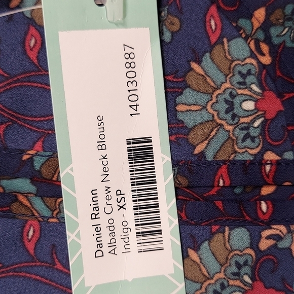 Daniel Rain Albado crew neck blouse/ tunic size XSP - Picture 8 of 8